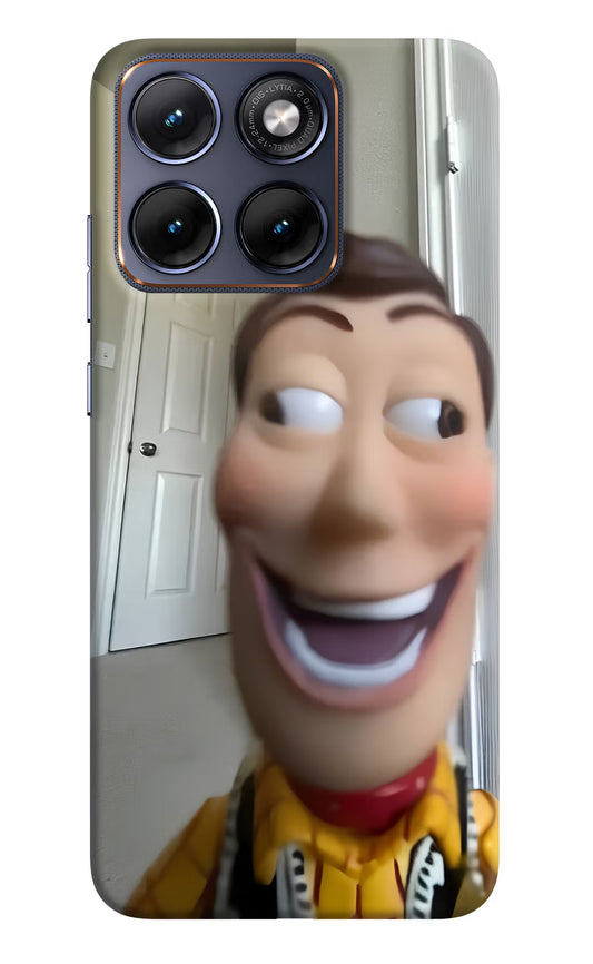 Side Eye Woody Moto Edge 70 Fusion Hard Case Back Cover by Casekaro