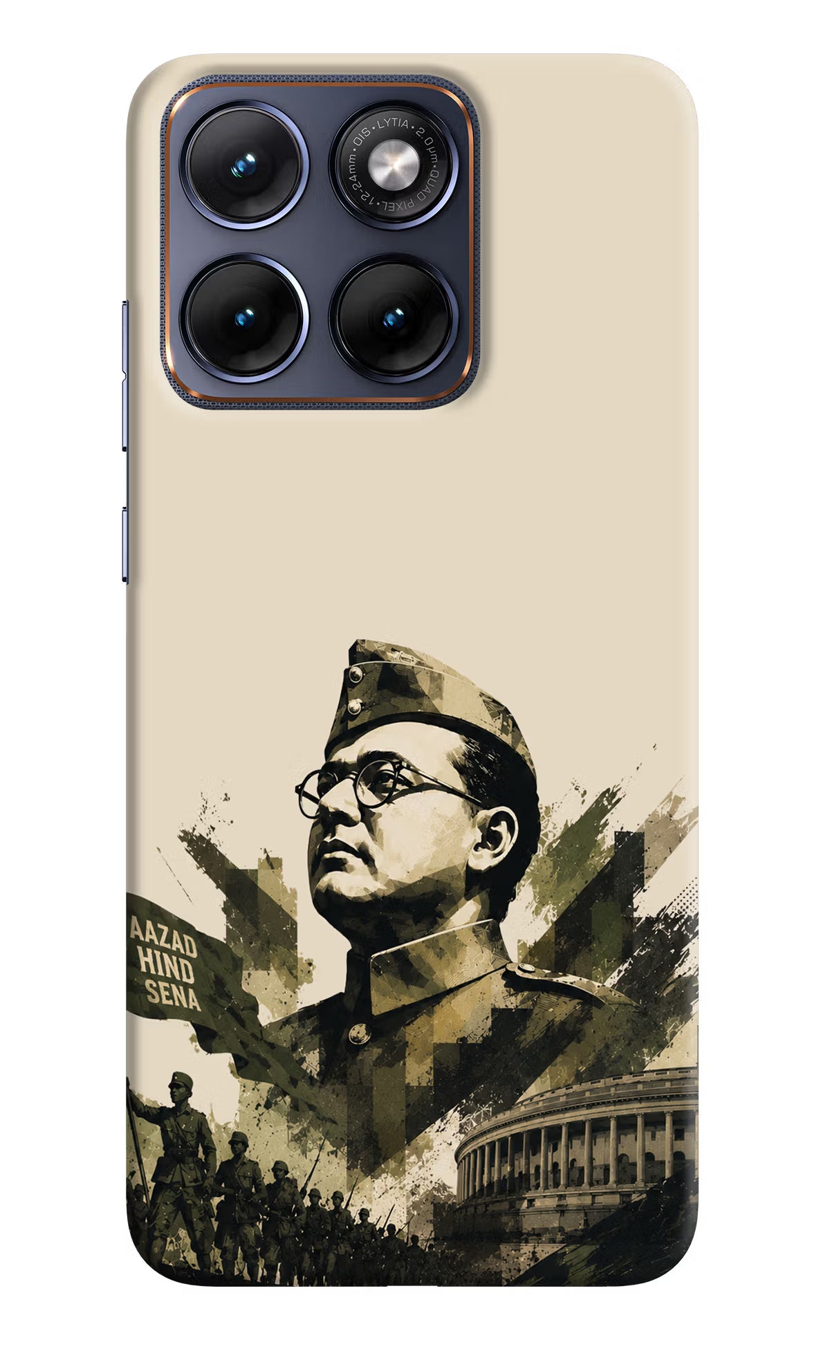 Netaji Rising Moto Edge 70 Fusion Back Cover