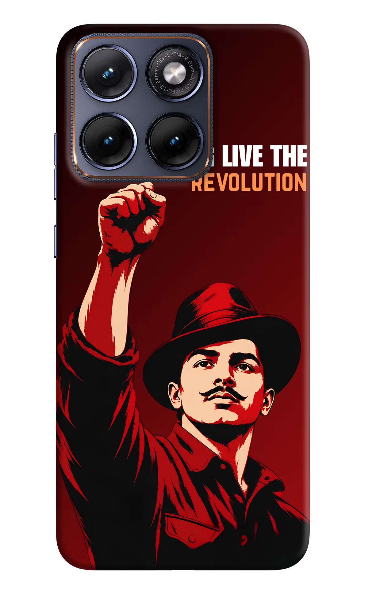 Bhagat Singh Revolution Moto Edge 70 Fusion Back Cover