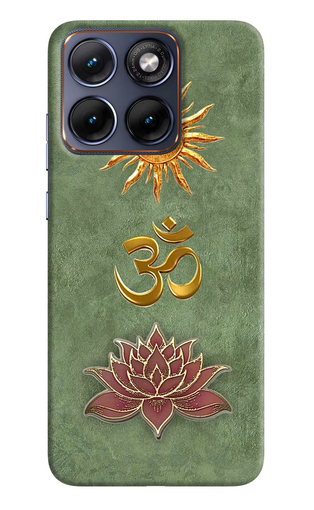 Om & Lotus Moto Edge 70 Fusion Back Cover