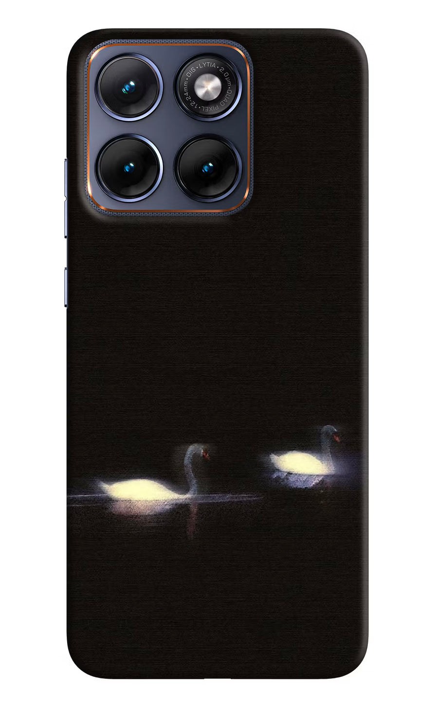 Silent Swans Moto Edge 70 Fusion Back Cover, Hard case