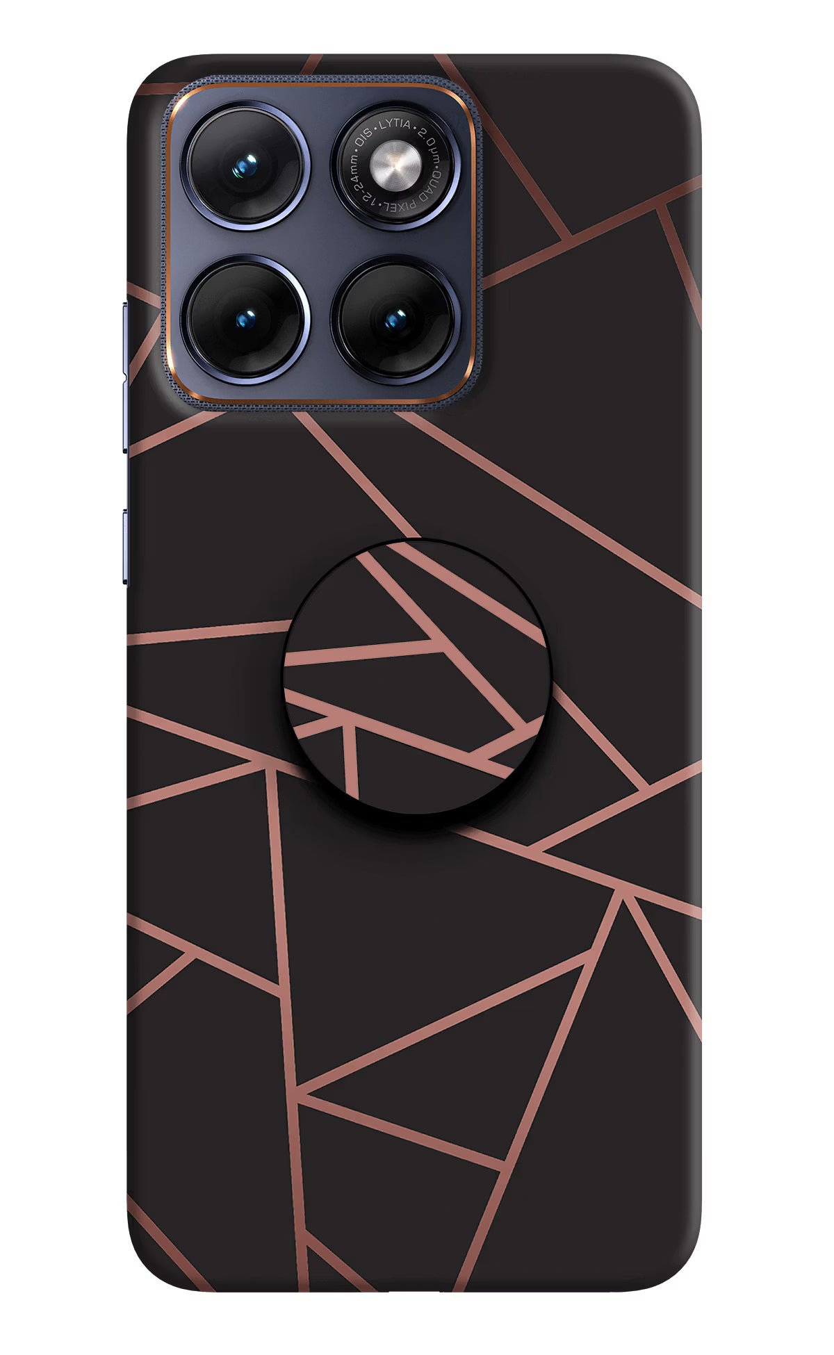 Geometric Pattern Moto Edge 70 Fusion Pop Case by Casekaro
