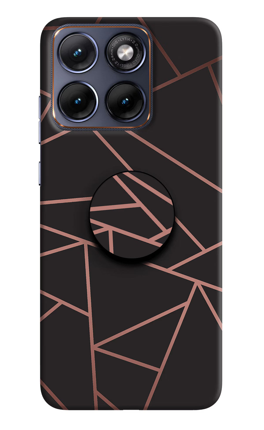 Geometric Pattern Moto Edge 70 Fusion Pop Case, Hard case