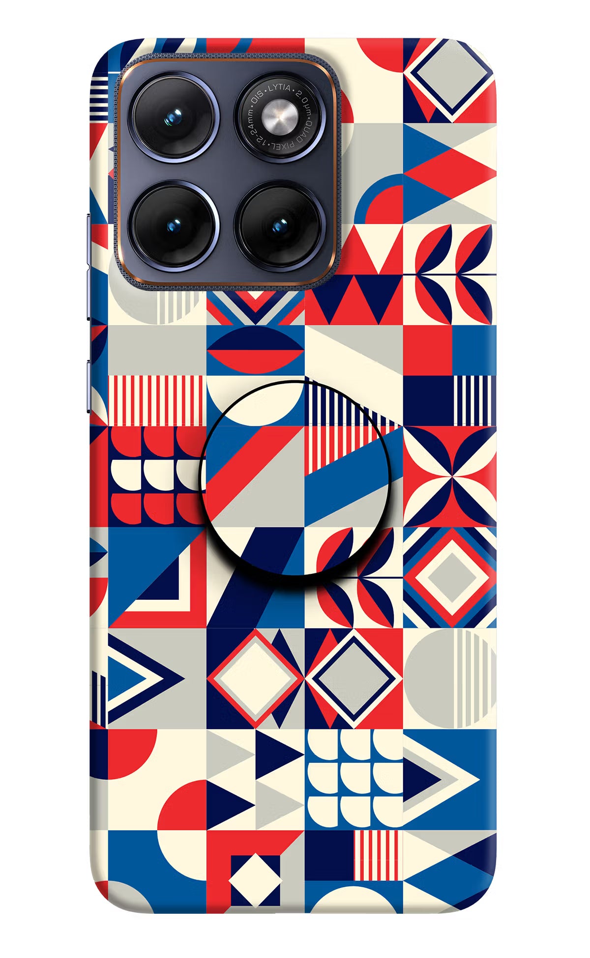 Colorful Pattern Moto Edge 70 Fusion Pop Case by Casekaro