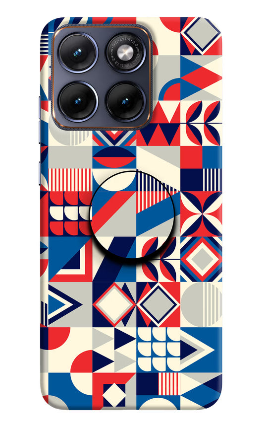 Colorful Pattern Moto Edge 70 Fusion Pop Case by Casekaro