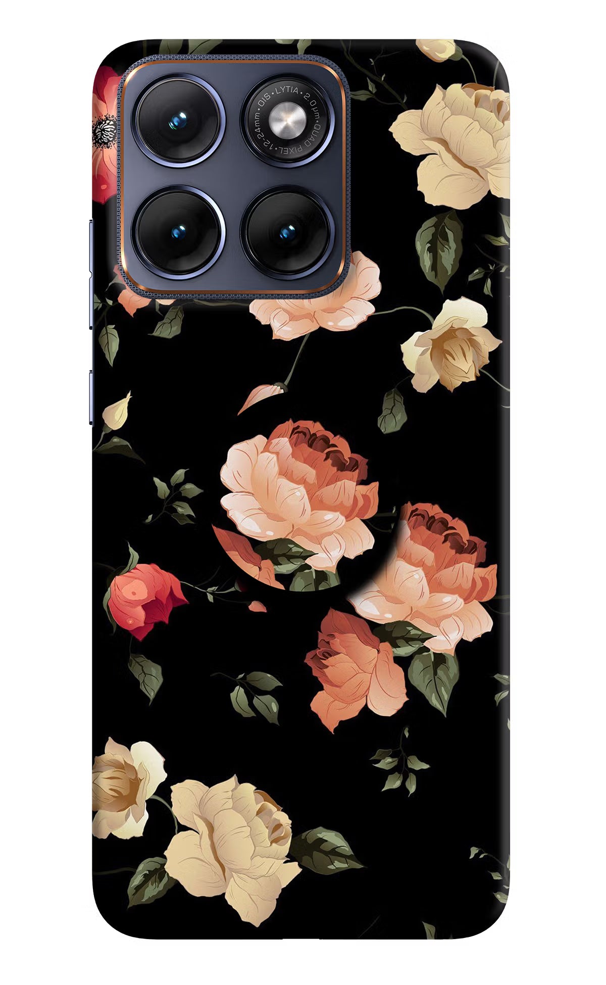 Flowers Moto Edge 70 Fusion Pop Case by Casekaro