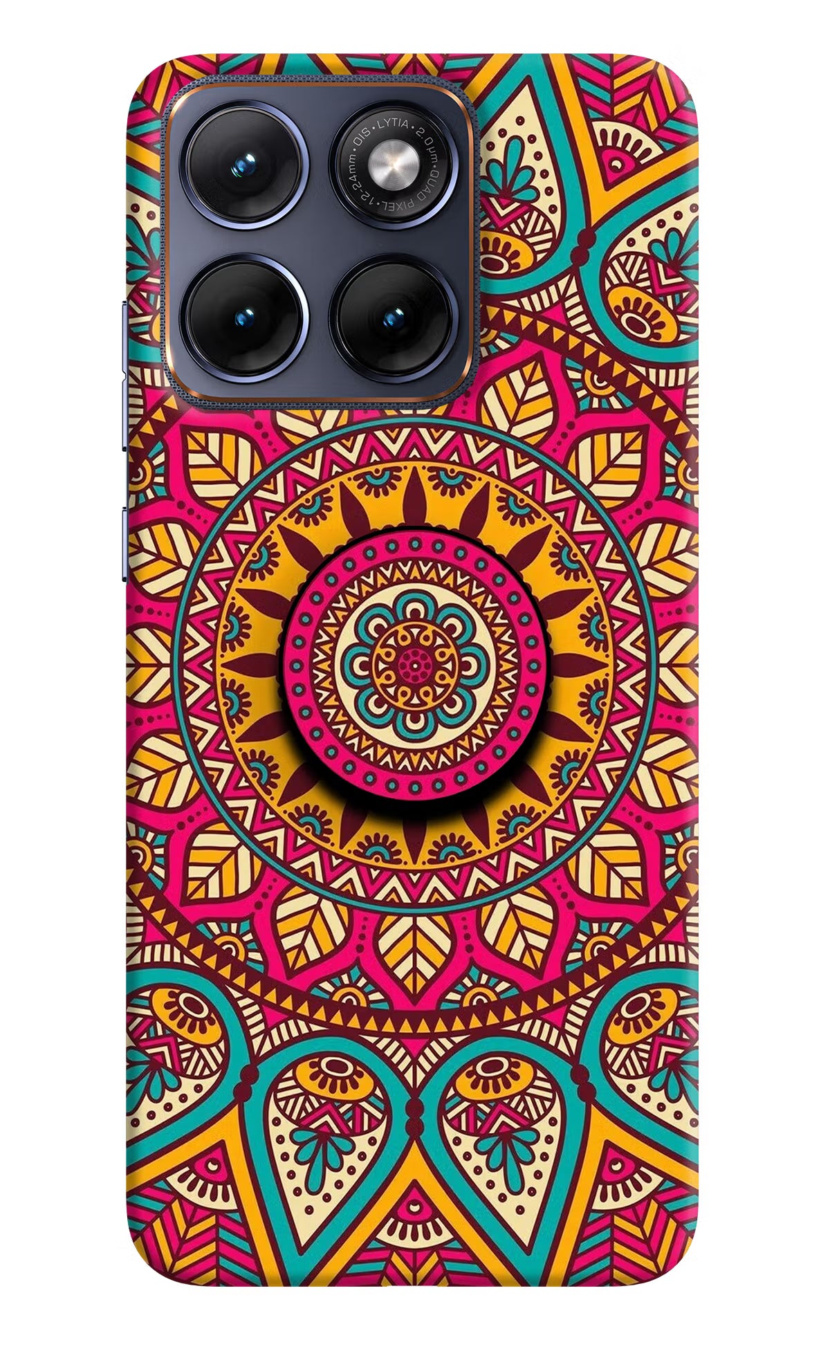 Mandala Moto Edge 70 Fusion Pop Case by Casekaro