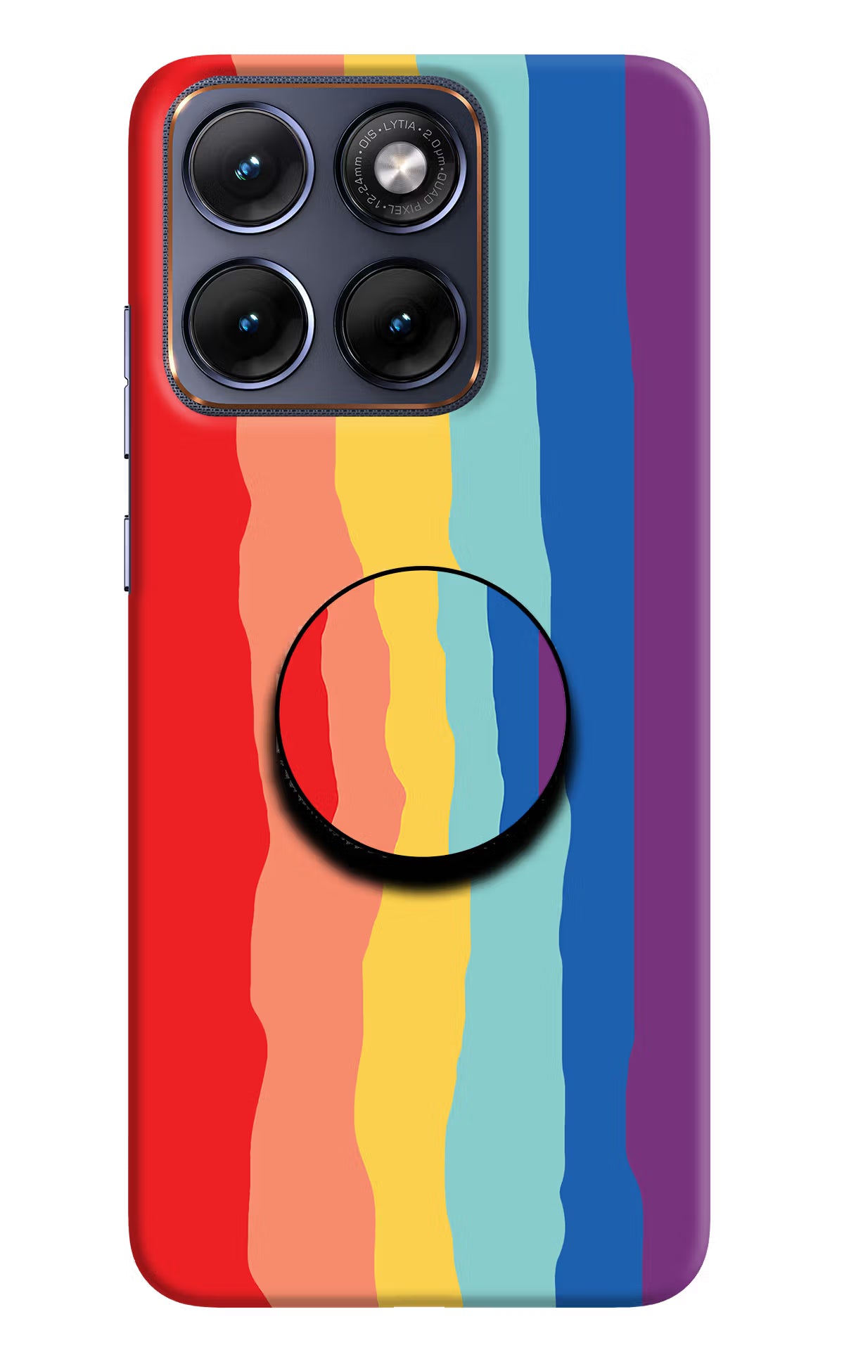 Rainbow Moto Edge 70 Fusion Pop Case by Casekaro