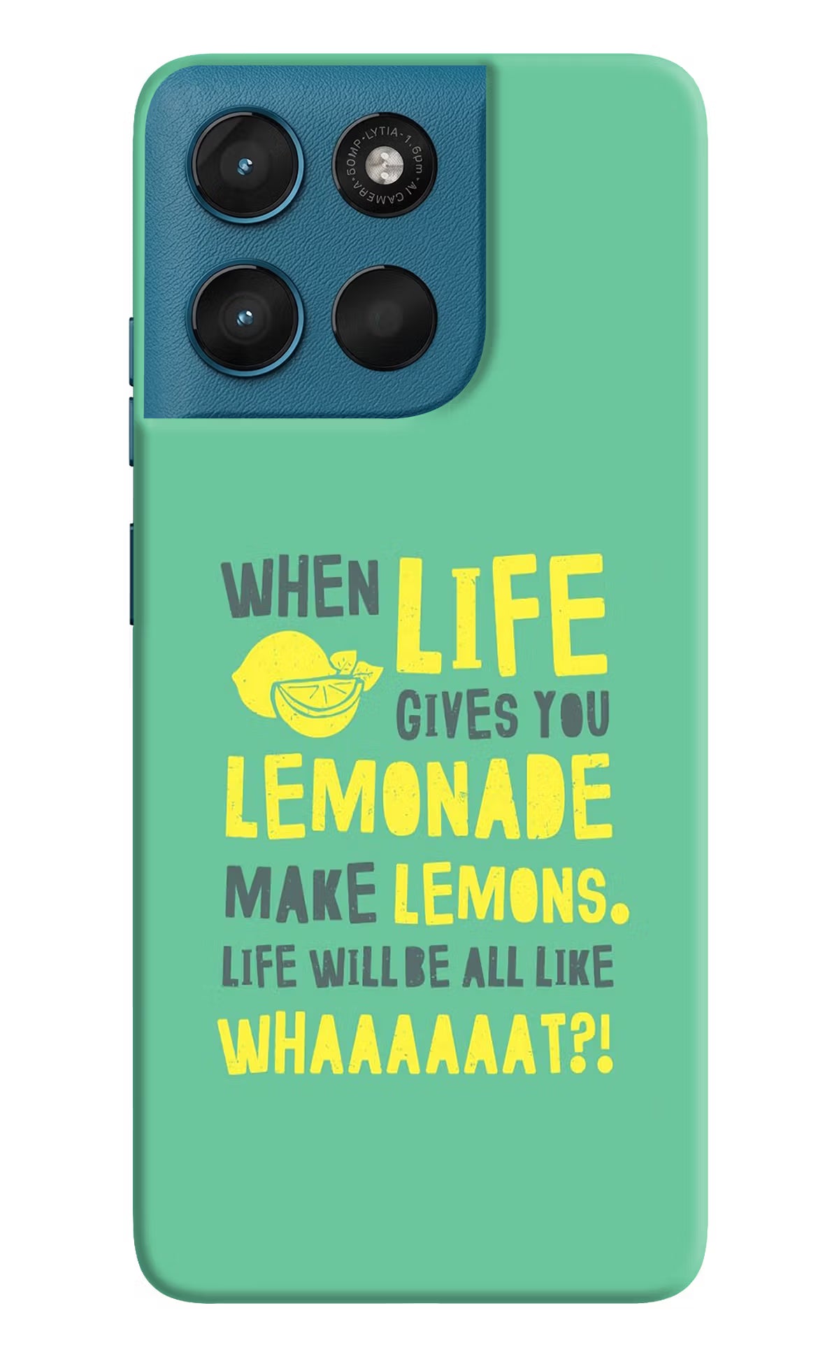 Quote Moto G57 Power 5G Hard Case Back Cover by Casekaro