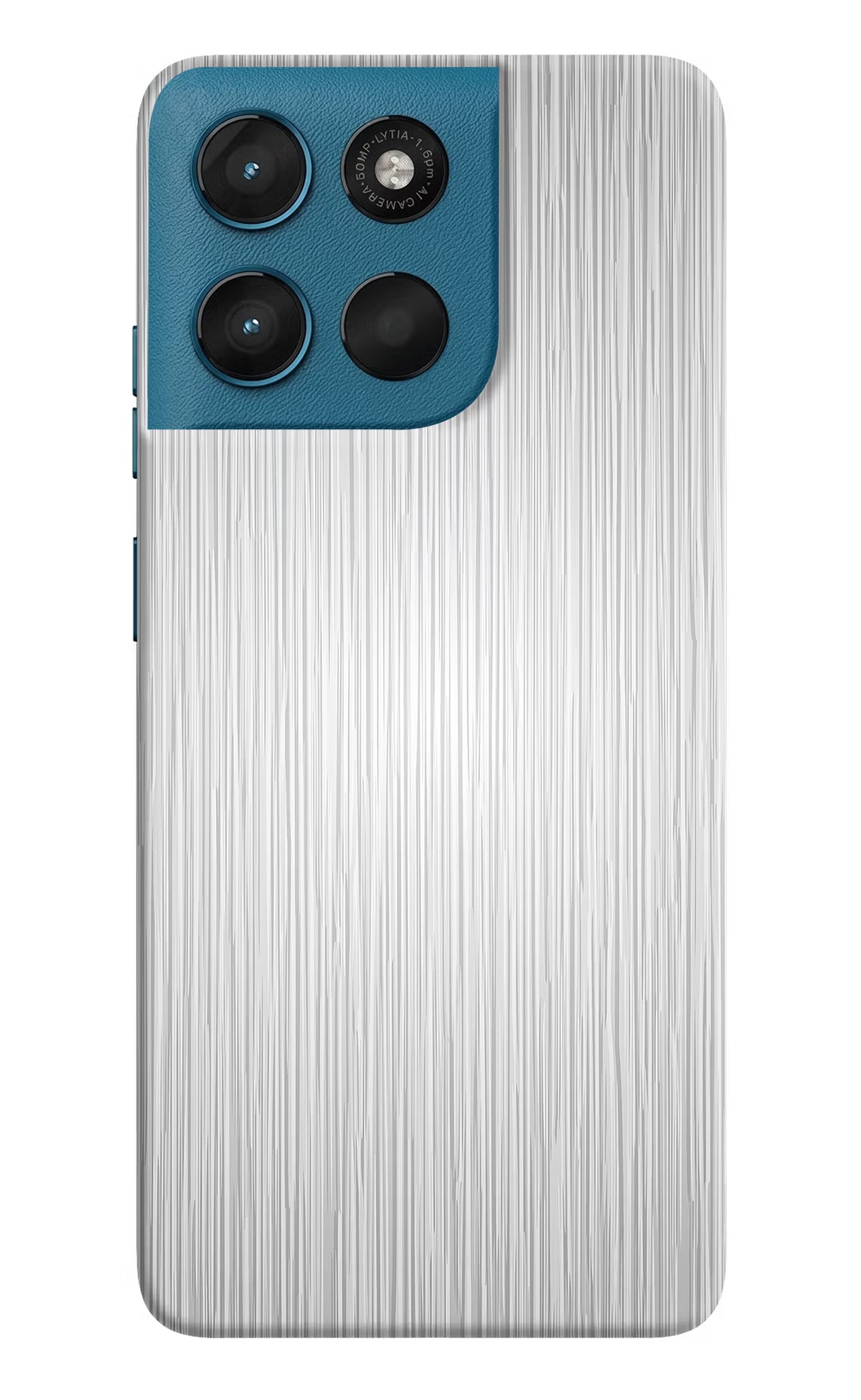 Wooden Grey Texture Moto G57 Power 5G Hard Case Back Cover by Casekaro