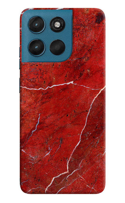 Red Marble Design Moto G57 Power 5G Hard Case Back Cover by Casekaro