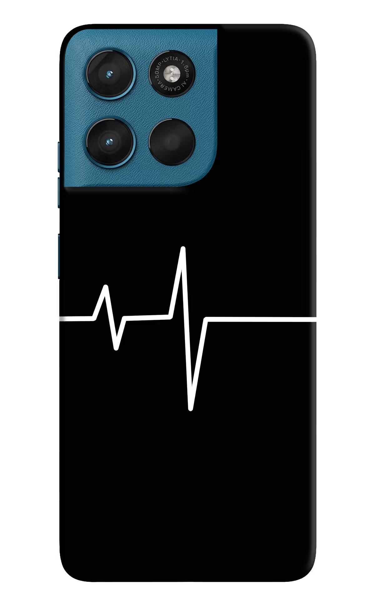 Heart Beats Moto G57 Power 5G Hard Case Back Cover by Casekaro