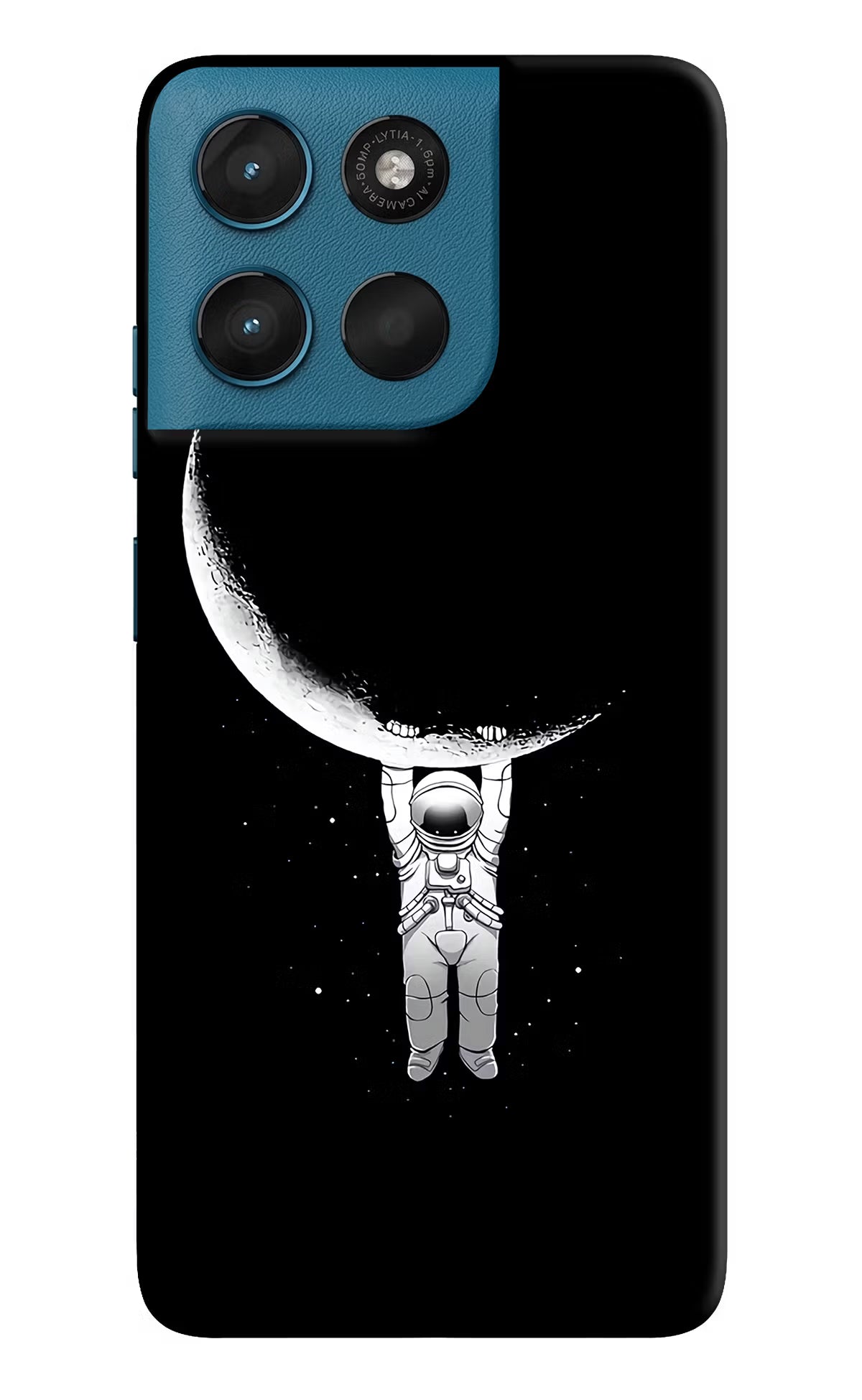 Moon Space Moto G57 Power 5G Hard Case Back Cover by Casekaro