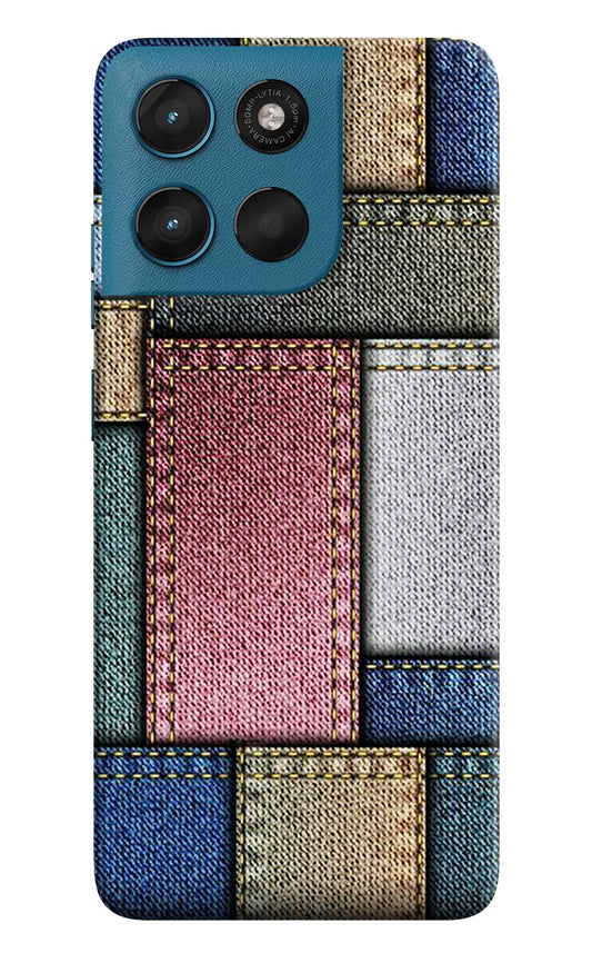 Multicolor Jeans Moto G57 Power 5G Hard Case Back Cover by Casekaro