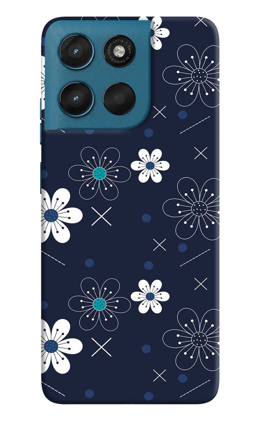 Flowers Moto G57 Power 5G Hard Case Back Cover by Casekaro