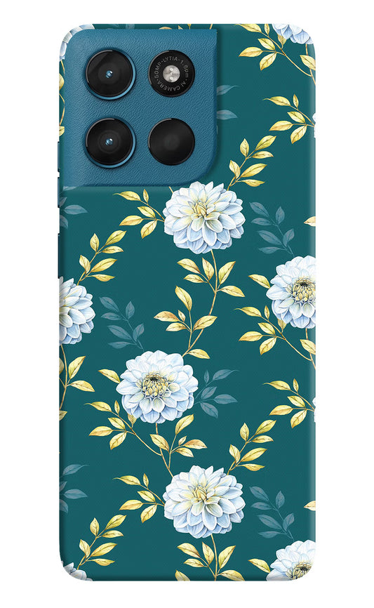 Flowers Moto G57 Power 5G Hard Case Back Cover by Casekaro