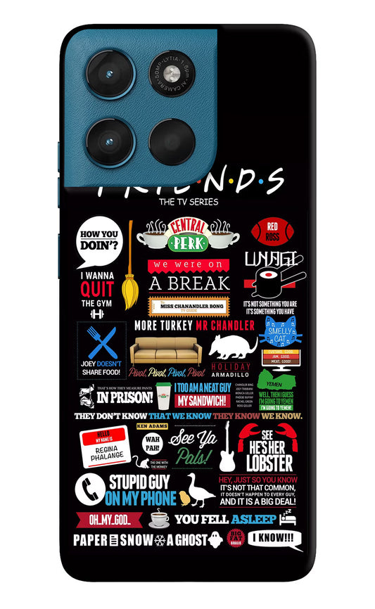 FRIENDS Moto G57 Power 5G Hard Case Back Cover by Casekaro