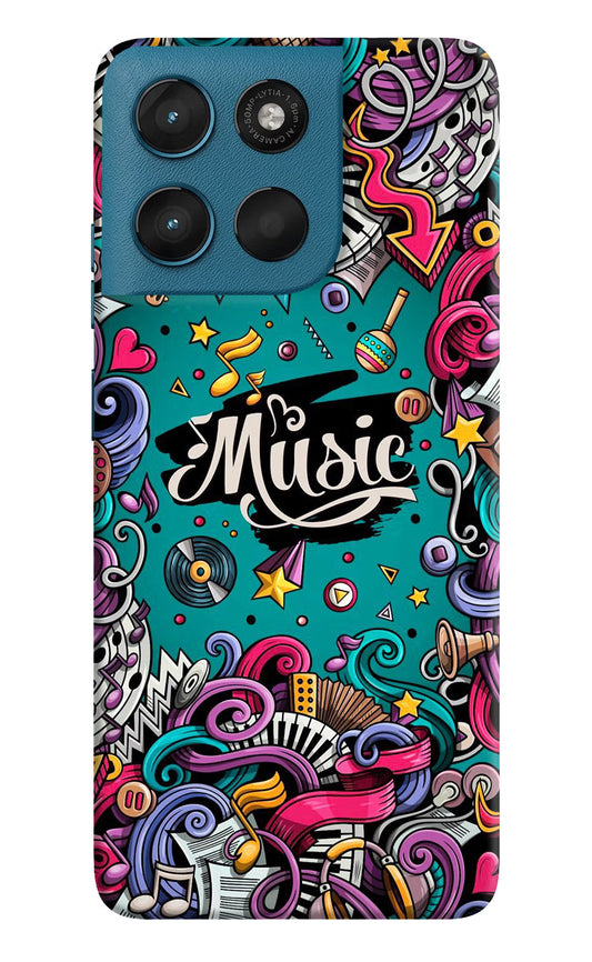 Music Graffiti Moto G57 Power 5G Hard Case Back Cover by Casekaro