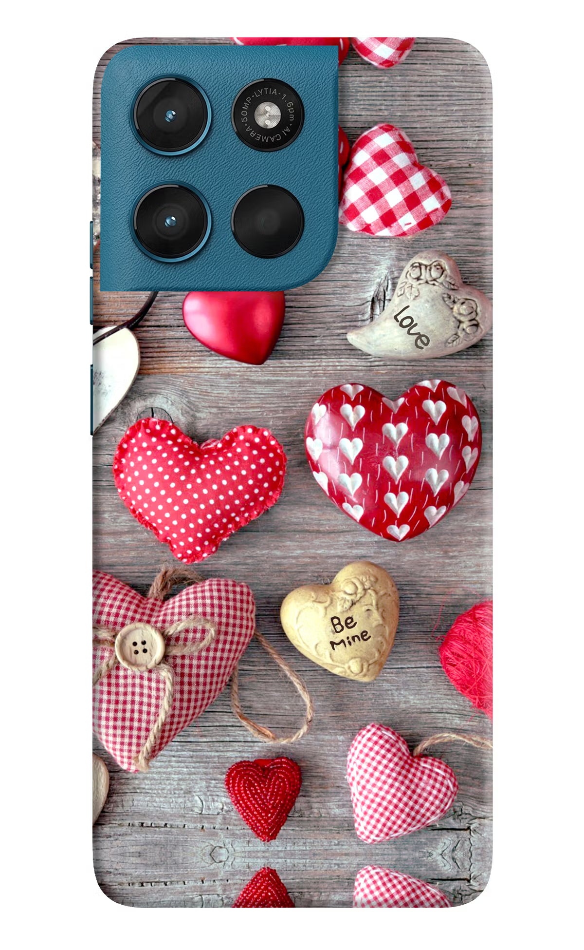 Love Wallpaper Moto G57 Power 5G Hard Case Back Cover by Casekaro