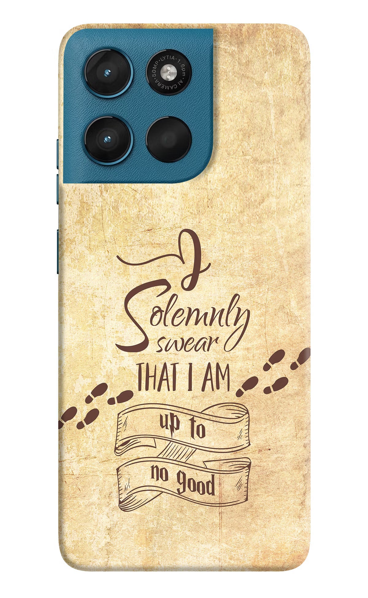I Solemnly swear that i up to no good Moto G57 Power 5G Hard Case Back Cover by Casekaro