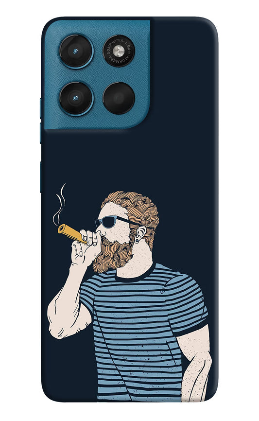 Smoking Moto G57 Power 5G Hard Case Back Cover by Casekaro