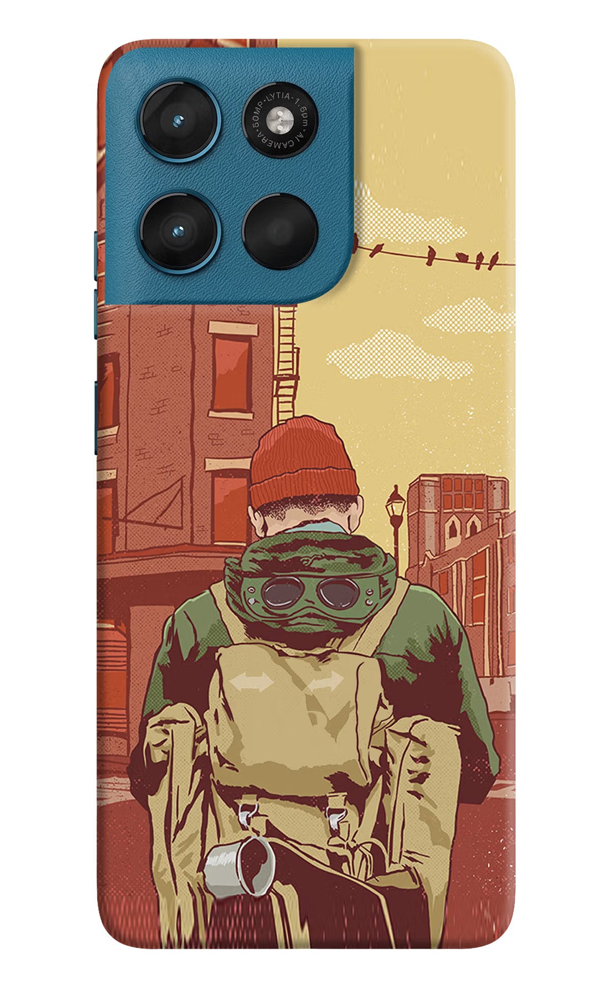 Adventurous Moto G57 Power 5G Hard Case Back Cover by Casekaro