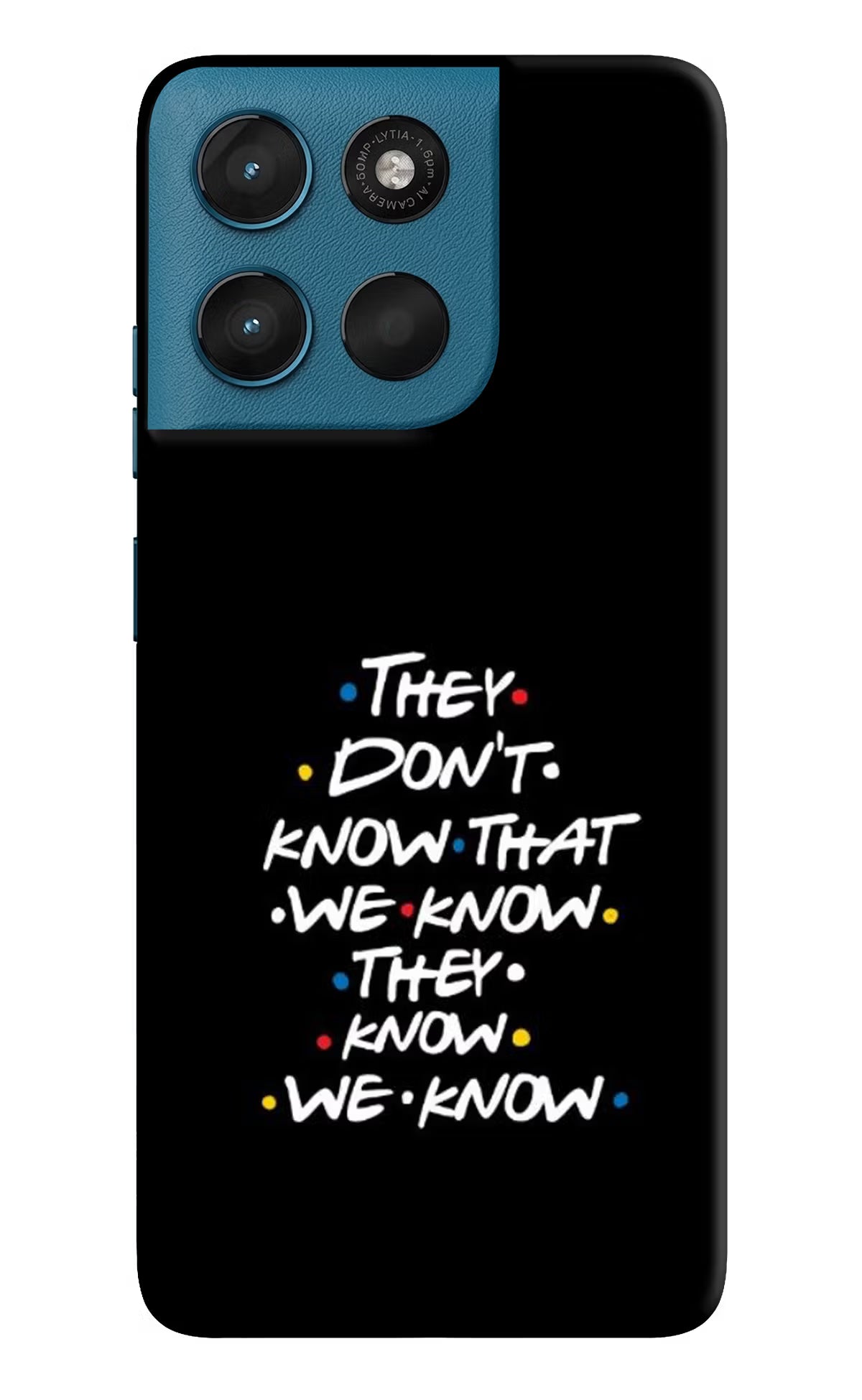 FRIENDS Dialogue Moto G57 Power 5G Hard Case Back Cover by Casekaro