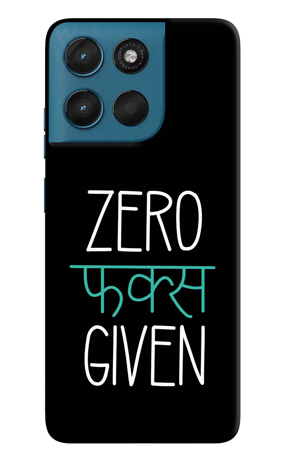 Zero Fucks Given Moto G57 Power 5G Hard Case Back Cover by Casekaro