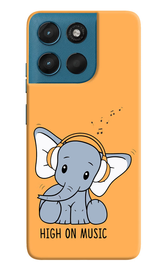 High On Music Moto G57 Power 5G Hard Case Back Cover by Casekaro