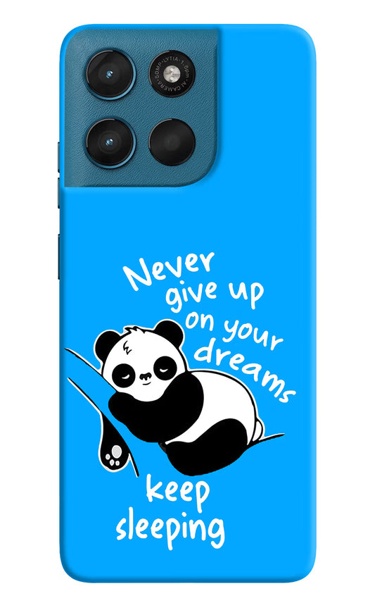Keep Sleeping Moto G57 Power 5G Hard Case Back Cover by Casekaro