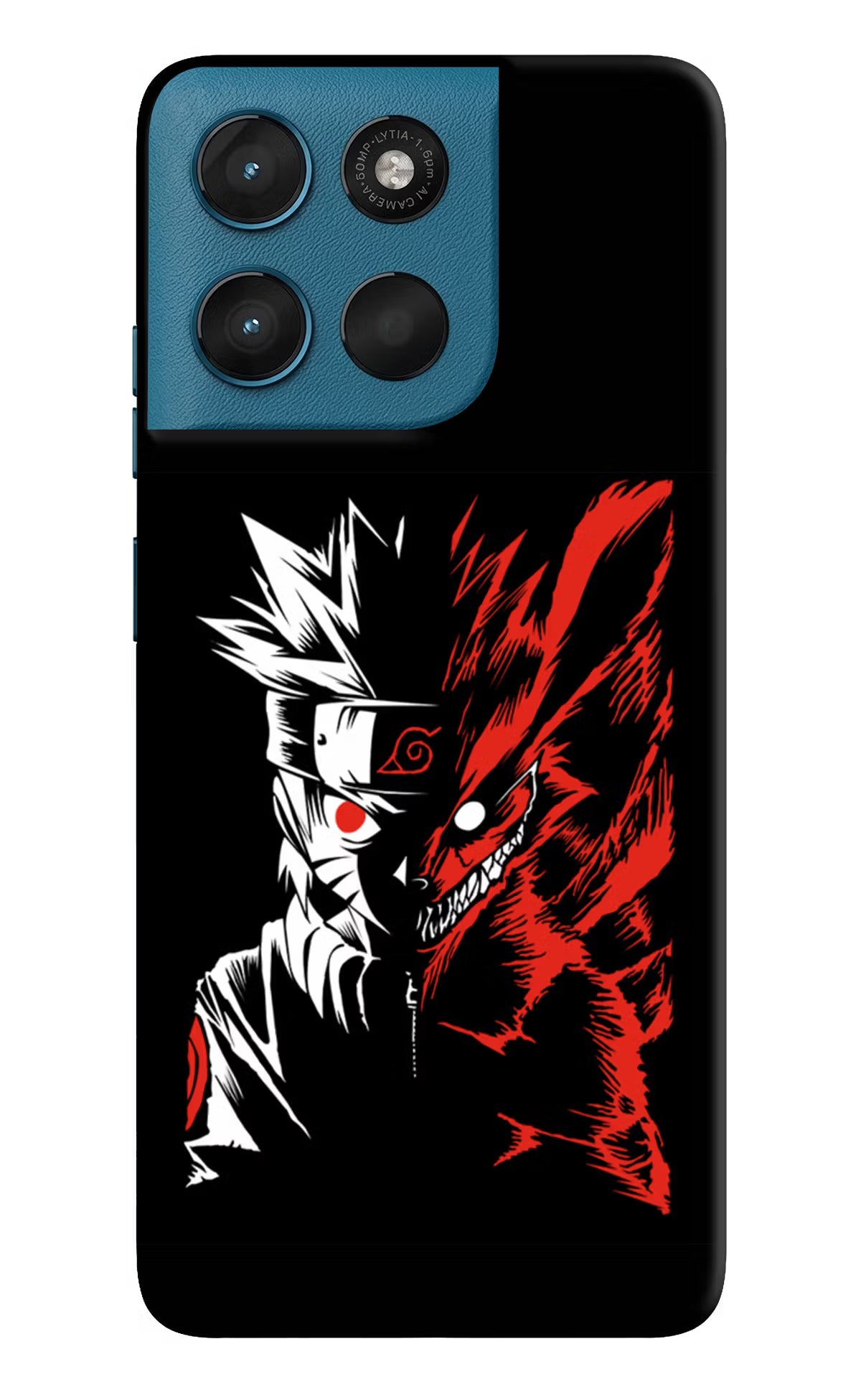 Naruto Two Face Moto G57 Power 5G Hard Case Back Cover by Casekaro