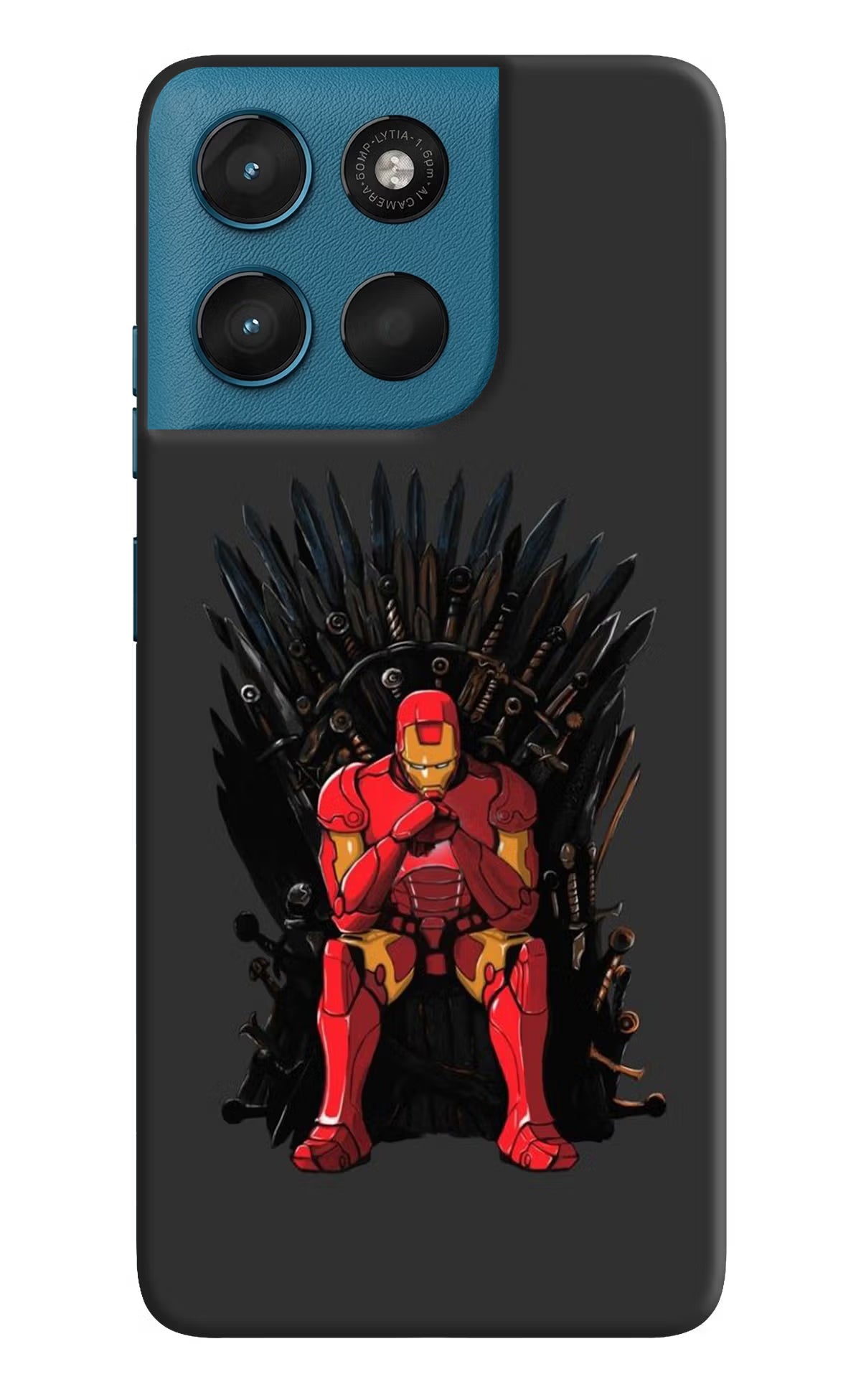Ironman Throne Moto G57 Power 5G Hard Case Back Cover by Casekaro