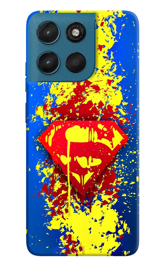 Superman logo Moto G57 Power 5G Hard Case Back Cover by Casekaro