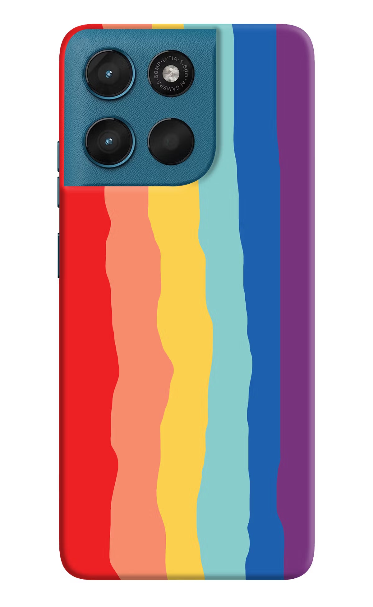 Rainbow Moto G57 Power 5G Hard Case Back Cover by Casekaro