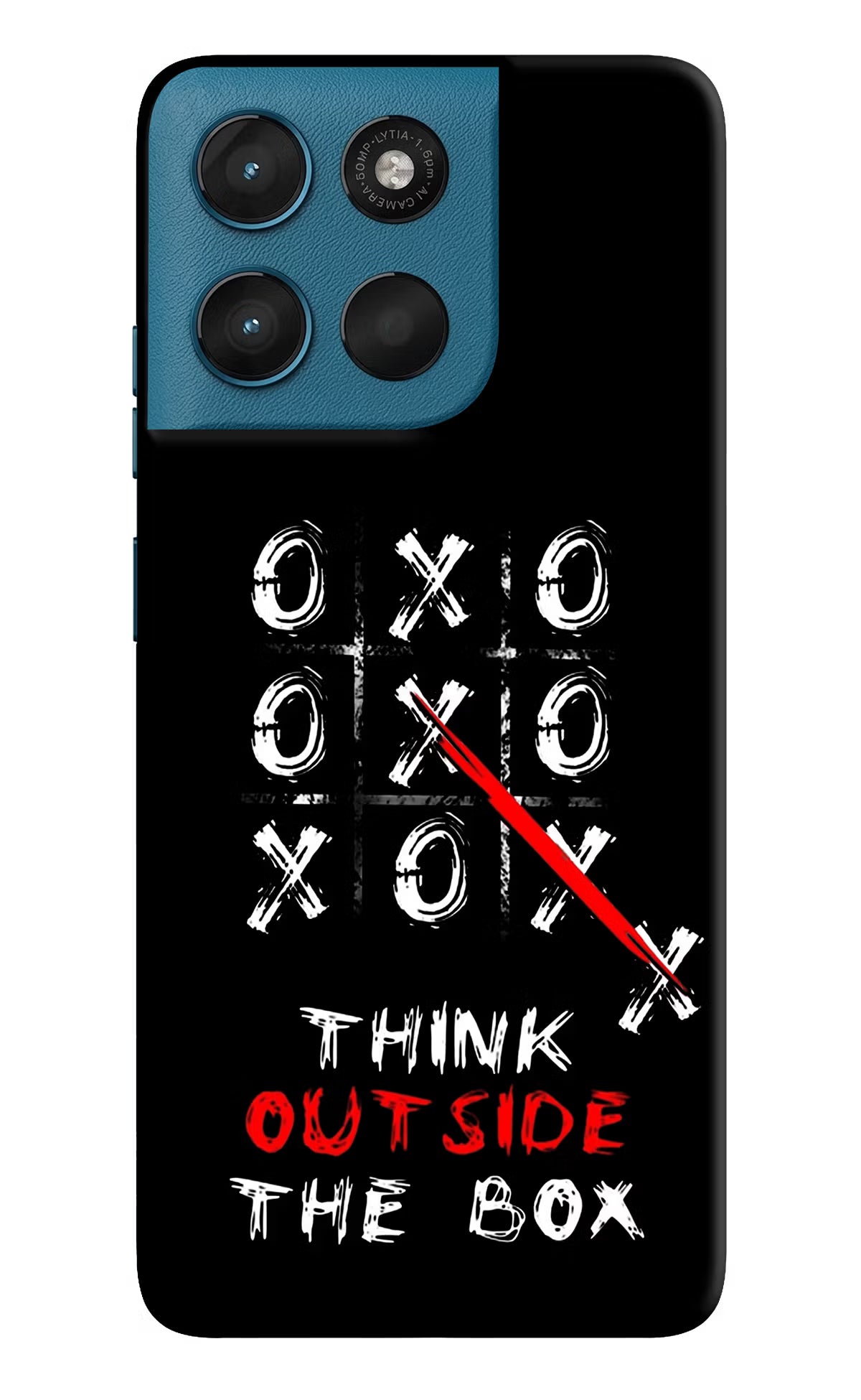 Think out of the BOX Moto G57 Power 5G Hard Case Back Cover by Casekaro