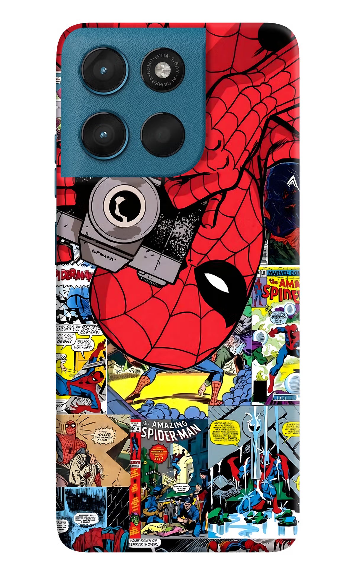 Spider Man Moto G57 Power 5G Hard Case Back Cover by Casekaro