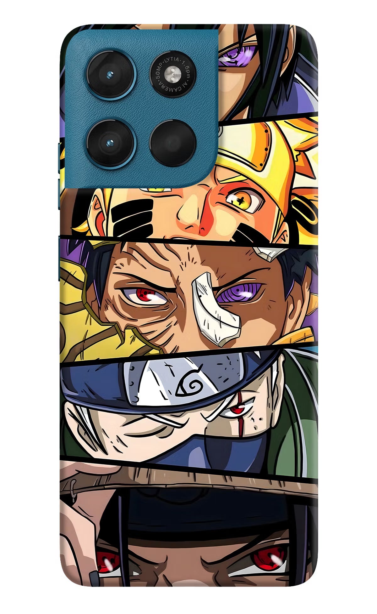 Naruto Character Moto G57 Power 5G Hard Case Back Cover by Casekaro