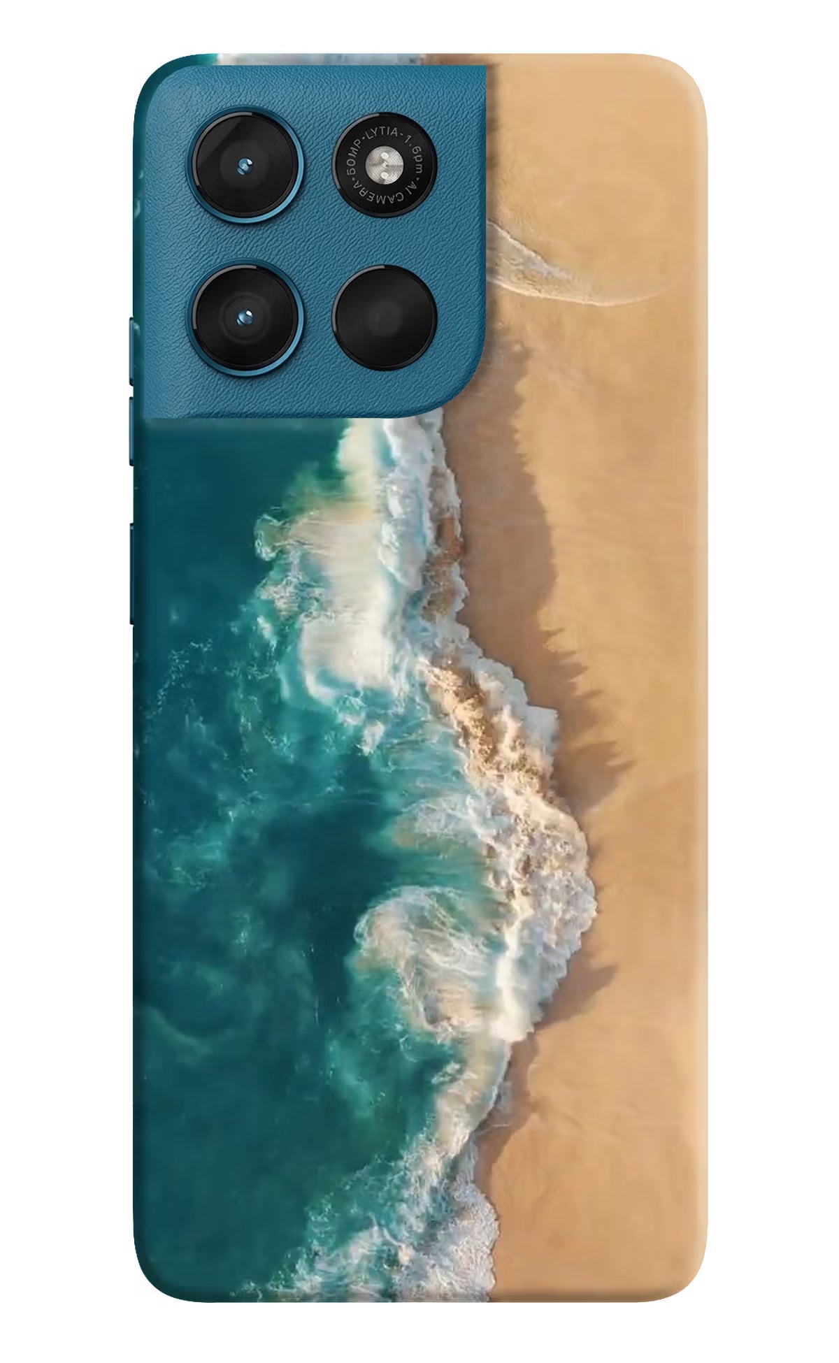Ocean Beach Moto G57 Power 5G Hard Case Back Cover by Casekaro