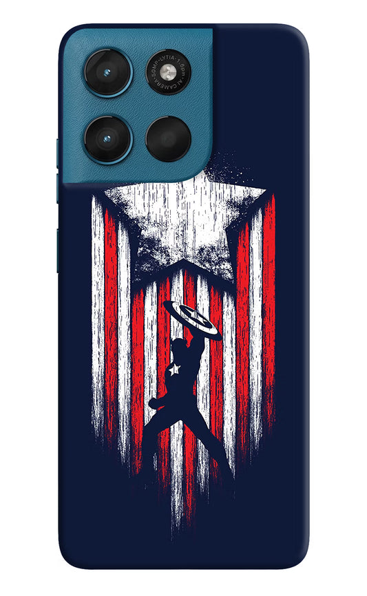 Captain America Marvel Art Moto G57 Power 5G Hard Case Back Cover by Casekaro
