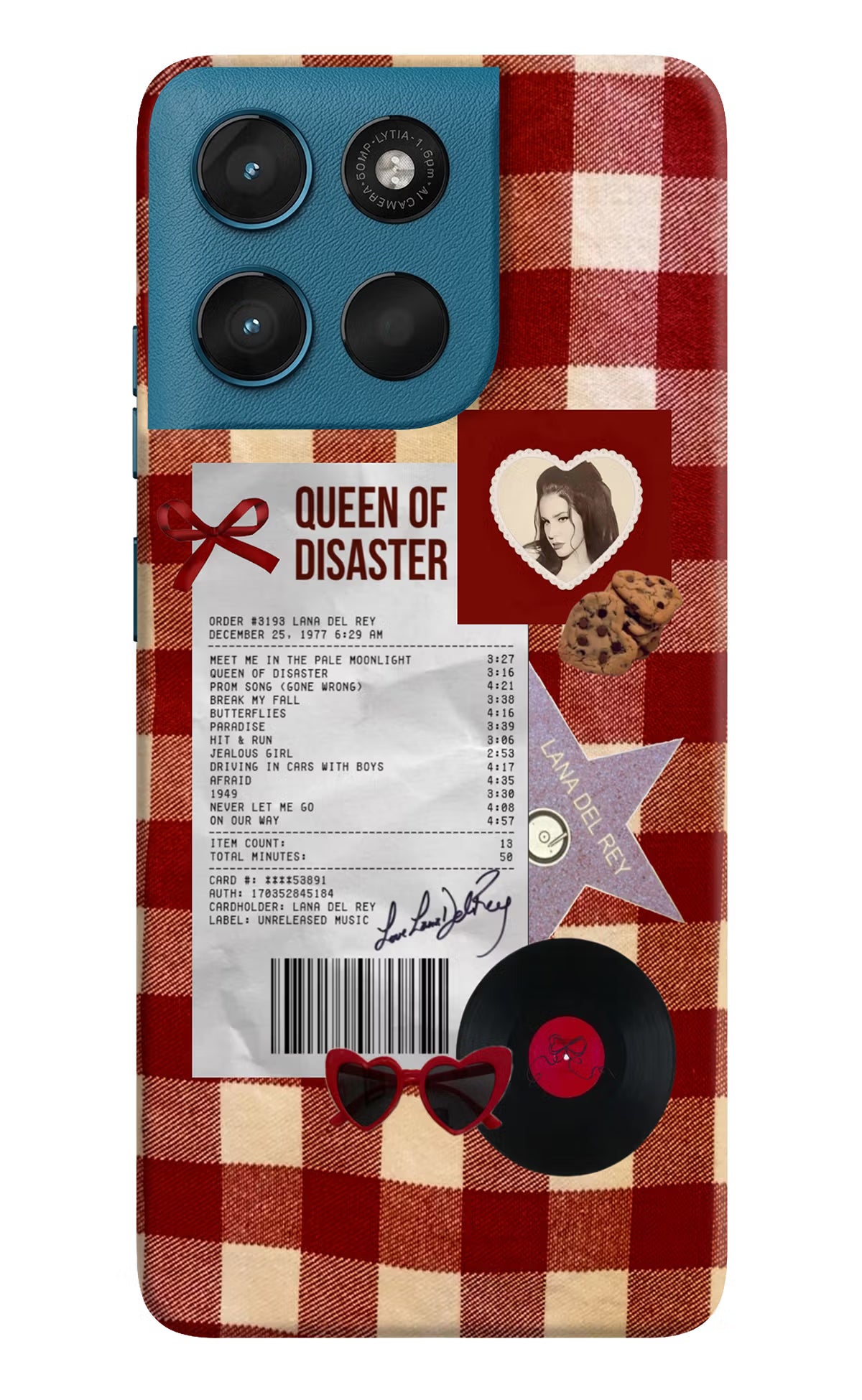 Queen of Disaster Moto G57 Power 5G Hard Case Back Cover by Casekaro