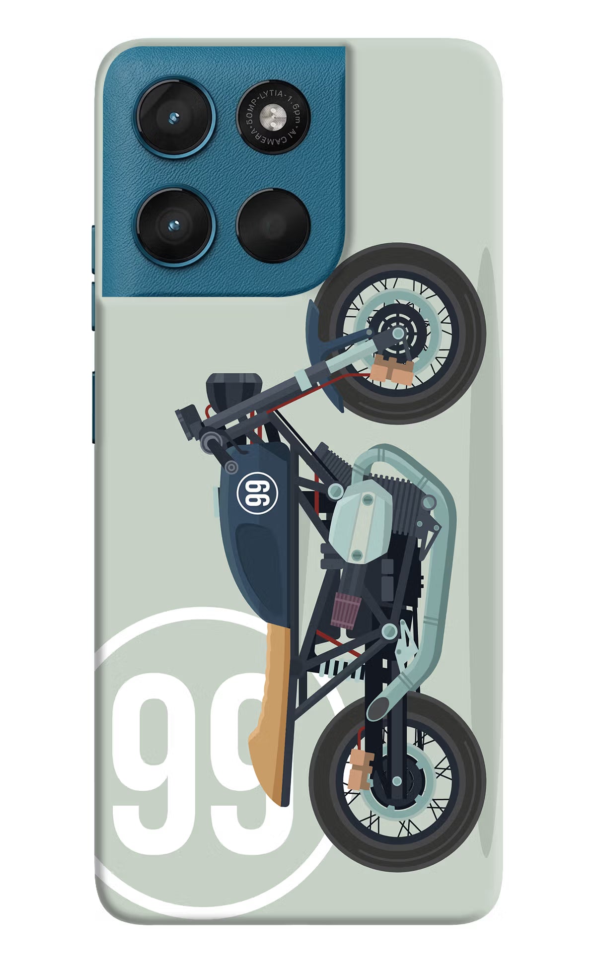 Classic Cafe Racer 99 Moto G57 Power 5G Hard Case Back Cover by Casekaro