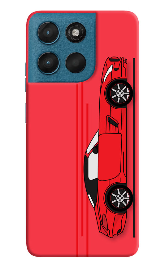 Red Velocity Moto G57 Power 5G Hard Case Back Cover by Casekaro