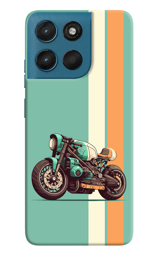 Striped Moto Drift Moto G57 Power 5G Hard Case Back Cover by Casekaro