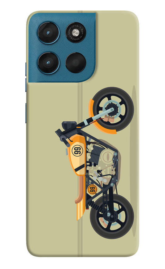 Vertical Speedster Moto G57 Power 5G Hard Case Back Cover by Casekaro