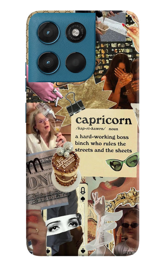 Capricorn Zodiac Moto G57 Power 5G Hard Case Back Cover by Casekaro