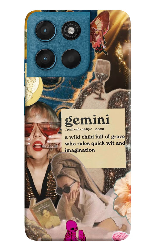 Gemini Zodiac Moto G57 Power 5G Hard Case Back Cover by Casekaro