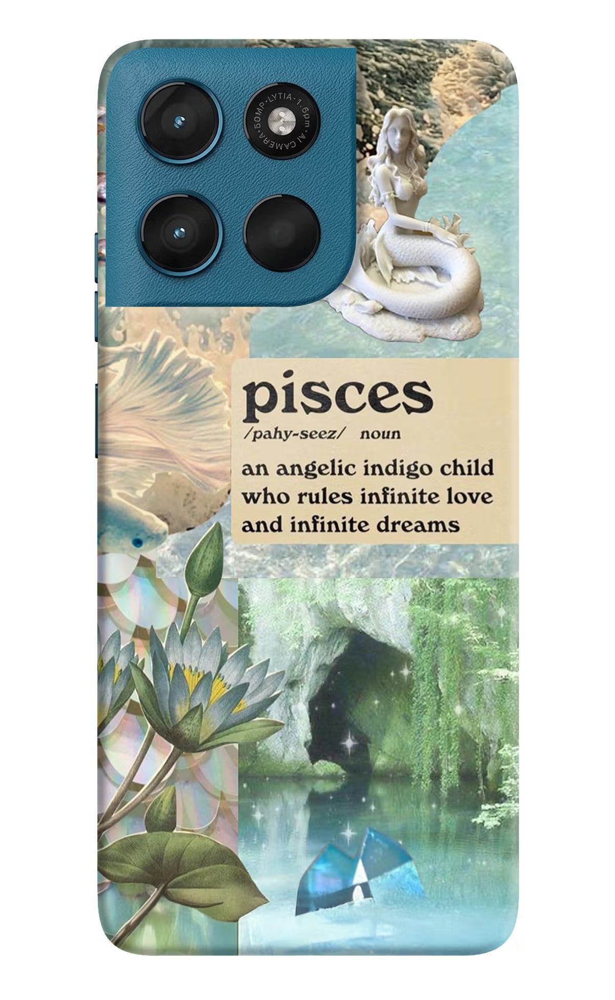 Pisces Zodiac Moto G57 Power 5G Hard Case Back Cover by Casekaro