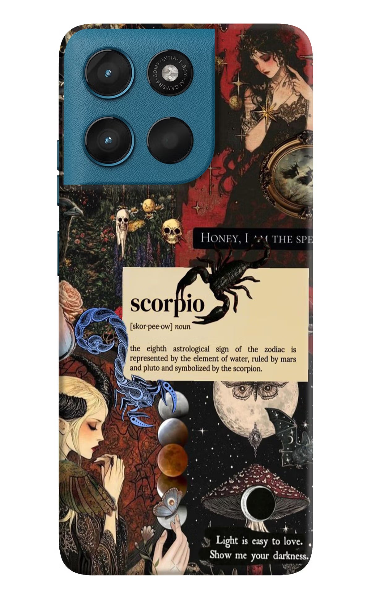 Scorpio Zodiac Moto G57 Power 5G Hard Case Back Cover by Casekaro