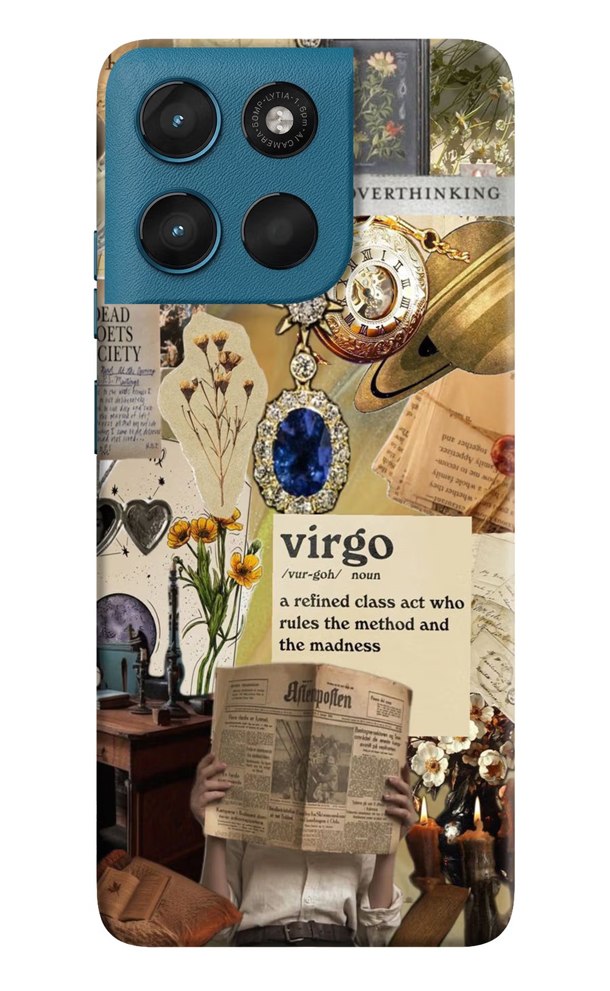 Virgo Zodiac Moto G57 Power 5G Hard Case Back Cover by Casekaro