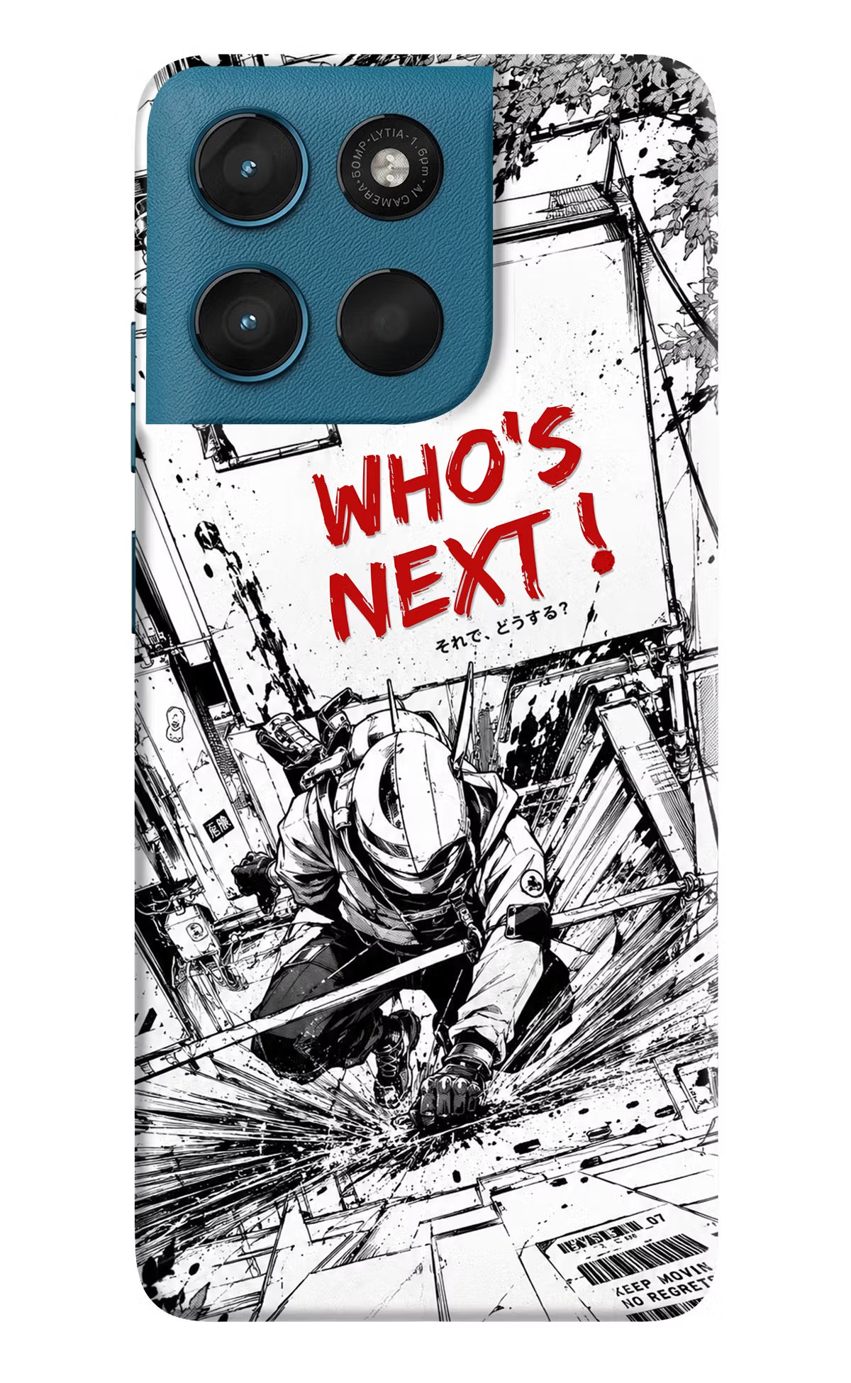 Who's Next Moto G57 Power 5G Hard Case Back Cover by Casekaro